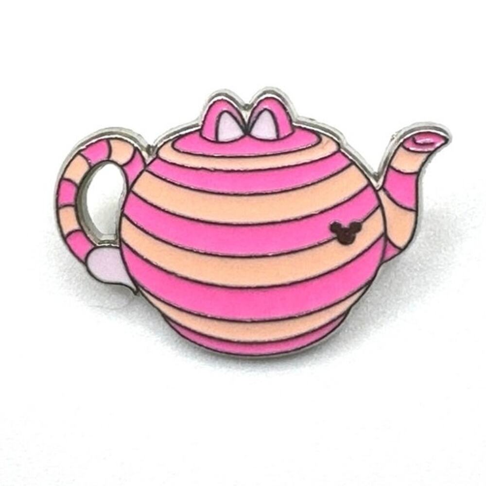 2014 Hidden Mickey Alice in Wonderland Teapots Cheshire Cat Disney Trading Pin